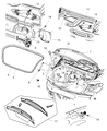 Chrysler Trunk Lid Latch Diagram - 68140498AB