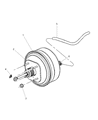 2006 Chrysler Pacifica Brake Booster Diagram - 4683844AC