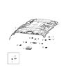 2020 Chrysler Voyager Dome Light Diagram - 55057422AA