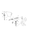 Dodge Sprinter 2500 Brake Light Switch Diagram - 5103748AA