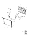 2014 Jeep Cherokee Radiator Hose Diagram - 68102137AA