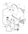 Chrysler Cirrus Wiper Pivot Diagram - 4882065