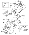 Chrysler Sebring Front Cross-Member Diagram - 4626920AC