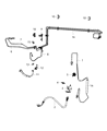Dodge Brake Line Diagram - 68266973AB