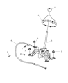 Chrysler PT Cruiser Shift Knob Diagram - 1BA48WL8AA