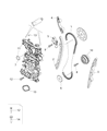 2019 Jeep Renegade Timing Chain Guide Diagram - 68440257AA