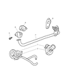 Chrysler EGR Valve Diagram - 4861579AE