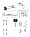 Dodge Ram 2500 Transmitter Diagram - 56045497AC