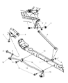 Chrysler Track Bar Diagram - 4743638AA