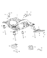 Jeep Crossmember Bushing Diagram - 52124861AB