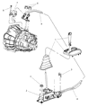 2002 Chrysler Sebring Shift Cable Diagram - 4593485AA