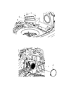 Jeep Compass Car Speakers Diagram - 5064979AA