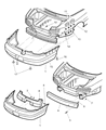 Chrysler Sebring Bumper Diagram - 5288542