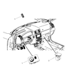 Dodge Magnum Headlight Switch Diagram - 68019789AB