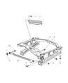 2009 Jeep Commander Track Bar Diagram - 52089605AD