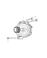 Ram Alternator Diagram - 4801779AH