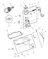 Jeep Wrangler Oil Pan Gasket Diagram - 53007567