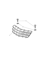 2007 Chrysler Crossfire Grille Diagram - YA37XS9AA