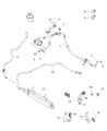 Ram Power Steering Cooler Diagram - 68260989AB