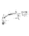 Chrysler Steering Column Diagram - 5057642AF