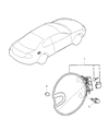 2002 Chrysler Sebring Fuel Door Diagram - MR535732