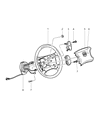 Dodge Ram 3500 Clock Spring Diagram - 56045455AC