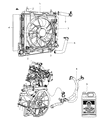 Chrysler PT Cruiser Radiator Diagram - 5073578AB