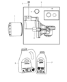 2010 Dodge Grand Caravan Oil Filter Housing Diagram - 4892314AB