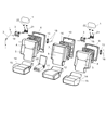 Jeep Commander Seat Cushion Diagram - 1JP281DVAA