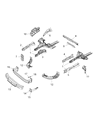 Ram ProMaster City Front Cross-Member Diagram - 68281400AA