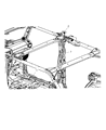 2007 Jeep Wrangler Antenna Diagram - 5064503AA