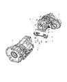 Jeep Gladiator Transmission Mount Diagram - 68328249AE