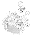 Dodge Ram 1500 A/C Condenser Diagram - 55055592