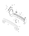 2020 Ram ProMaster City Bumper Diagram - 6AF67TZZAA