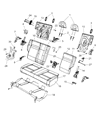 2012 Dodge Caliber Seat Cushion Diagram - 68021468AA
