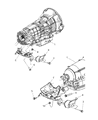 Jeep Commander Transmission Mount Diagram - 52089932AH