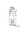 Dodge Intrepid Fuel Level Sensor Diagram - 5134210AA