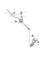 Dodge Durango Shift Cable Diagram - 55366259AA