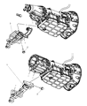 Jeep Transmission Mount Diagram - 52090199AF