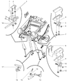 Dodge Ram 3500 Sway Bar Link Diagram - 52106058AA