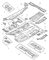 Dodge Ram 2500 Floor Pan Diagram - 55275180