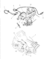 Jeep Accelerator Cable Diagram - 52109501AB