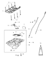 Chrysler Dipstick Diagram - 68166699AA