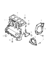 Jeep Crankshaft Seal Diagram - 68098335AA