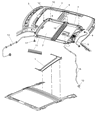 Dodge Magnum Air Deflector Diagram - 5137554AC