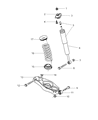 Chrysler Shock Absorber Diagram - 5180722AA