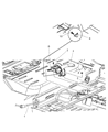 2003 Chrysler PT Cruiser Parking Brake Cable Diagram - 4860079AF
