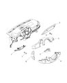 2020 Ram ProMaster City Steering Column Cover Diagram - 5YL78LXHAA