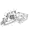 Jeep Grand Cherokee Engine Cooling Fan Diagram - 52079440