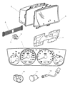 Dodge Neon Instrument Cluster Diagram - 5029237AC